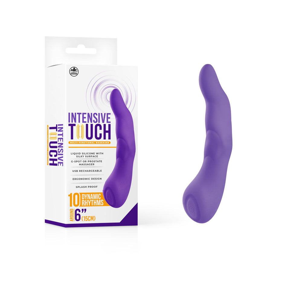Intensive Touch - Purple - Purple 15 cm USB Rechargeable Vibrator Purple - Club X