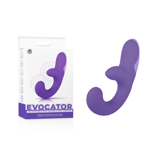 Evocator - Purple - Purple USB Rechargeable Dual Motor G-Spot Vibrator Purple - Club X