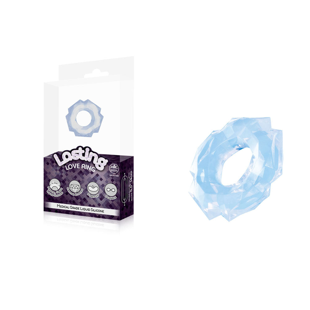 Lasting Love Ring - Clear - Clear Cock Ring Excellent Power