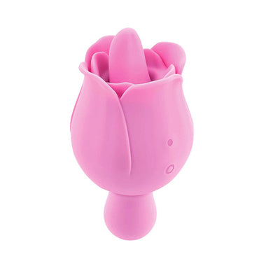 Adam & Eve EVES RAVISHING CLIT FLICKING ROSE - Pink USB Rechargeable Rose Flicking Stimulator Adam & Eve