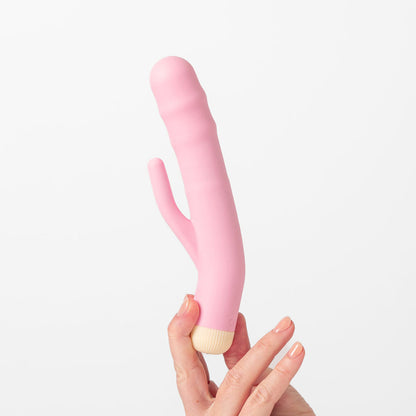 Girls Get Off - DeeDee - Pink 19 cm USB Rechargeable Thrusting Rabbit Vibrator Windsor