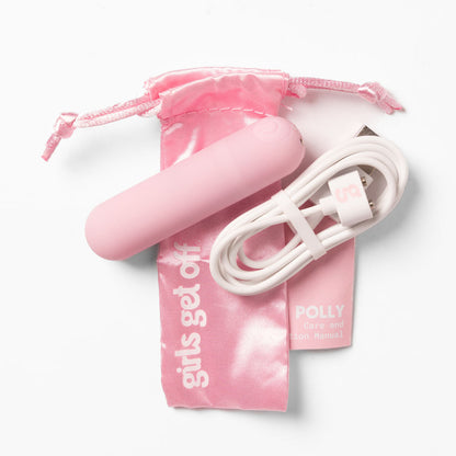 Girls Get Off - Polly - Pink 6.3 cm USB Rechargeable Bullet Windsor