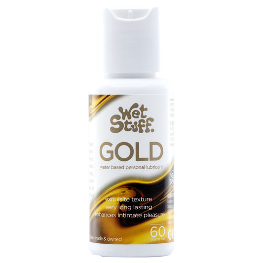Wet Stuff Gold - 60g Bottle - Water Based Lubricant - 60 gram Bottle Default Title - Club X