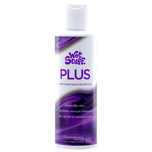 Wet Stuff Plus - 270g Disk - Water Based Lubricant - 270 grams Bottle Wet Stuff