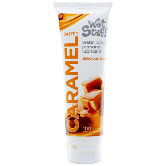 Wet Stuff Salted Caramel - 100g Tube - Salted Caramel Flavoured Water Based Lubricant - 100 gram Tube Default Title - Club X