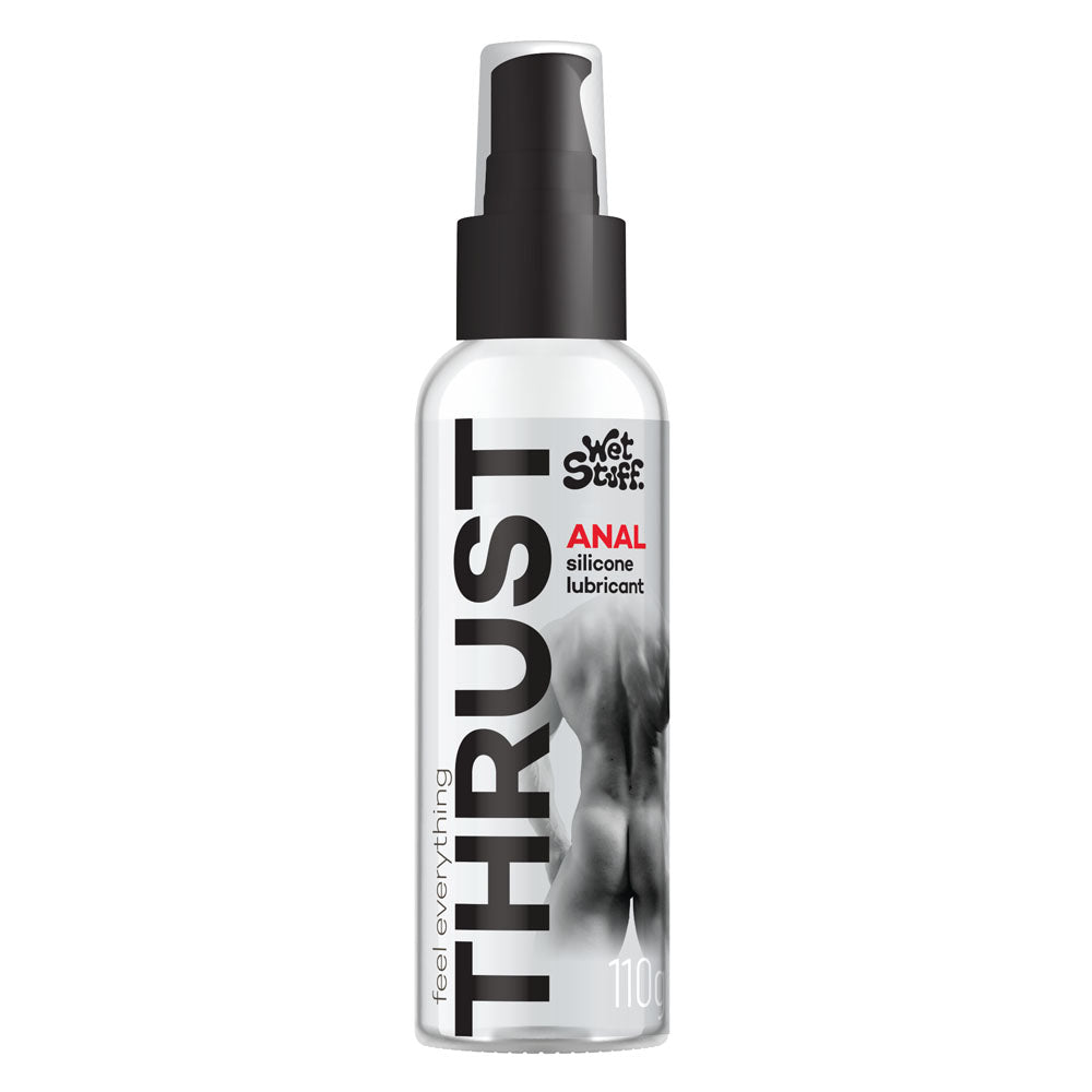 Wet Stuff Thrust - 110g Pump - Anal Silicone Lubricant - 110 gram Pump Bottle Wet Stuff