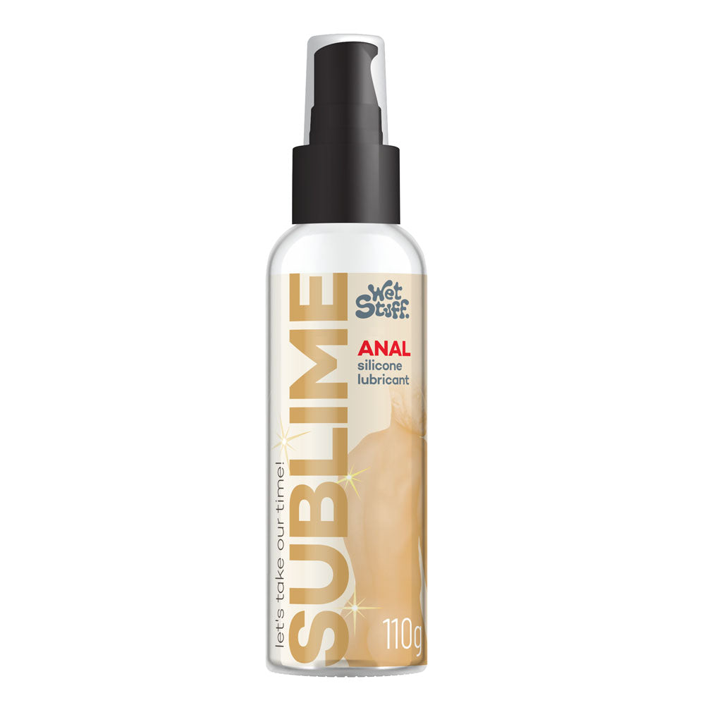 Wet Stuff Sublime - 110g Pump - Anal Silicone Lubricant - 110 gram Pump Bottle Wet Stuff