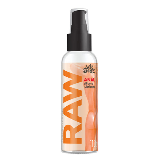 Wet Stuff Raw - 110g Pump - Anal Silicone Lubricant - 110 gram Pump Bottle Wet Stuff