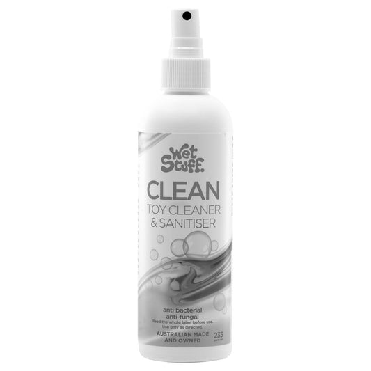 Wet Stuff Clean - 235g - Toy Cleaner - 235 gram Spray Bottle Wet Stuff