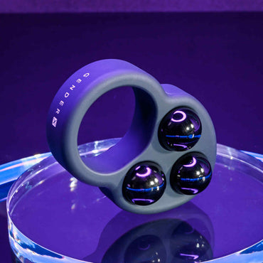 Gender X WORKOUT RING - Black Weighted Cock Ring Gender X