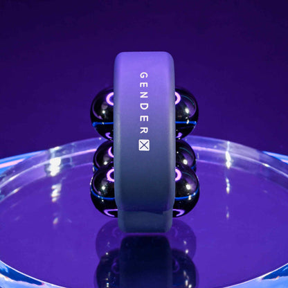 Gender X WORKOUT RING - Black Weighted Cock Ring Gender X