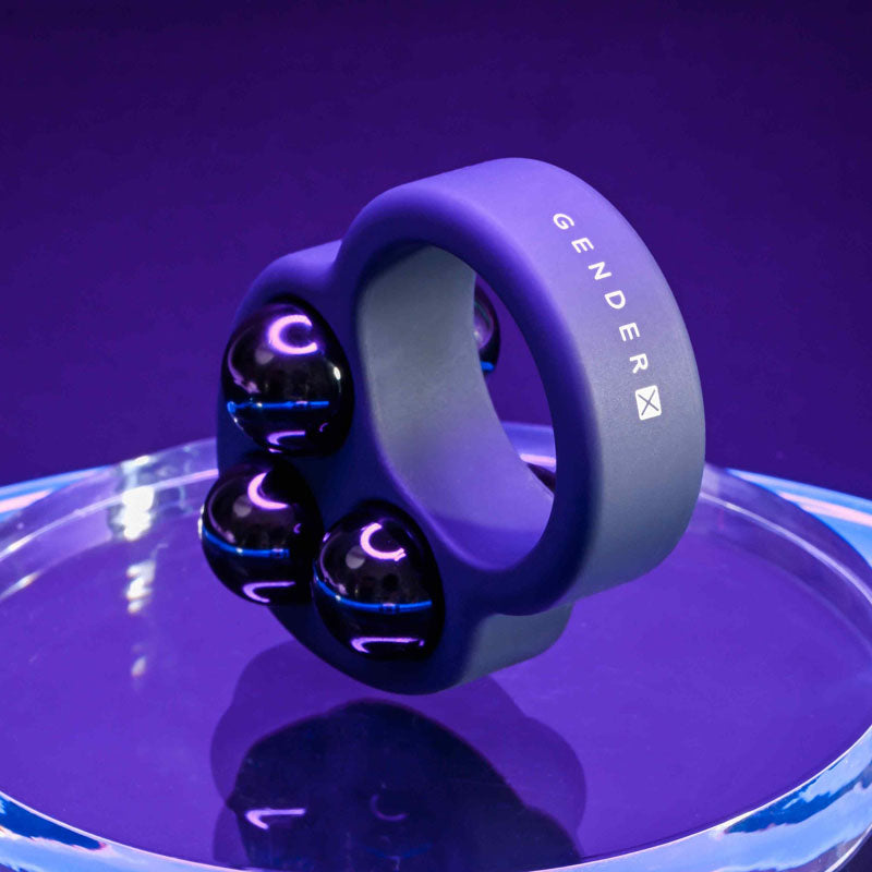 Gender X WORKOUT RING - Black Weighted Cock Ring Gender X