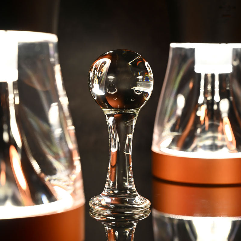 Gender X THE BALLER - Clear Glass 11 cm Anal Plug Gender X