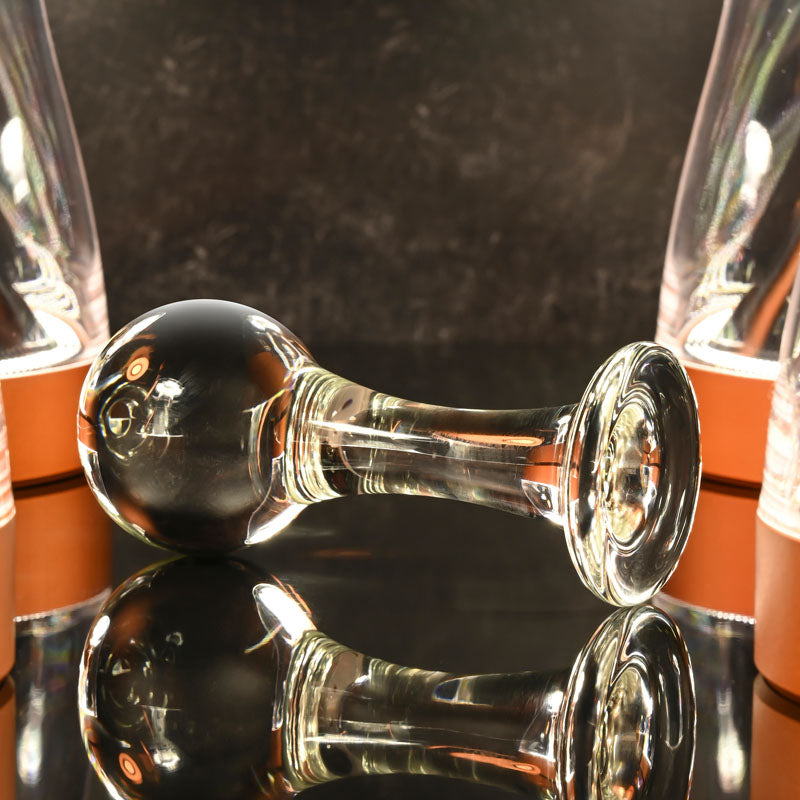 Gender X THE BALLER - Clear Glass 11 cm Anal Plug Gender X