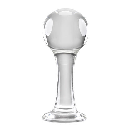 Gender X THE BALLER - Clear Glass 11 cm Anal Plug Gender X