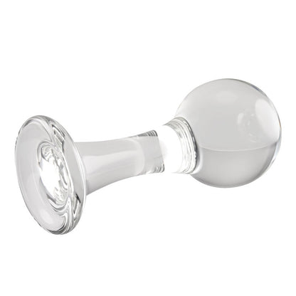 Gender X THE BALLER - Clear Glass 11 cm Anal Plug Gender X