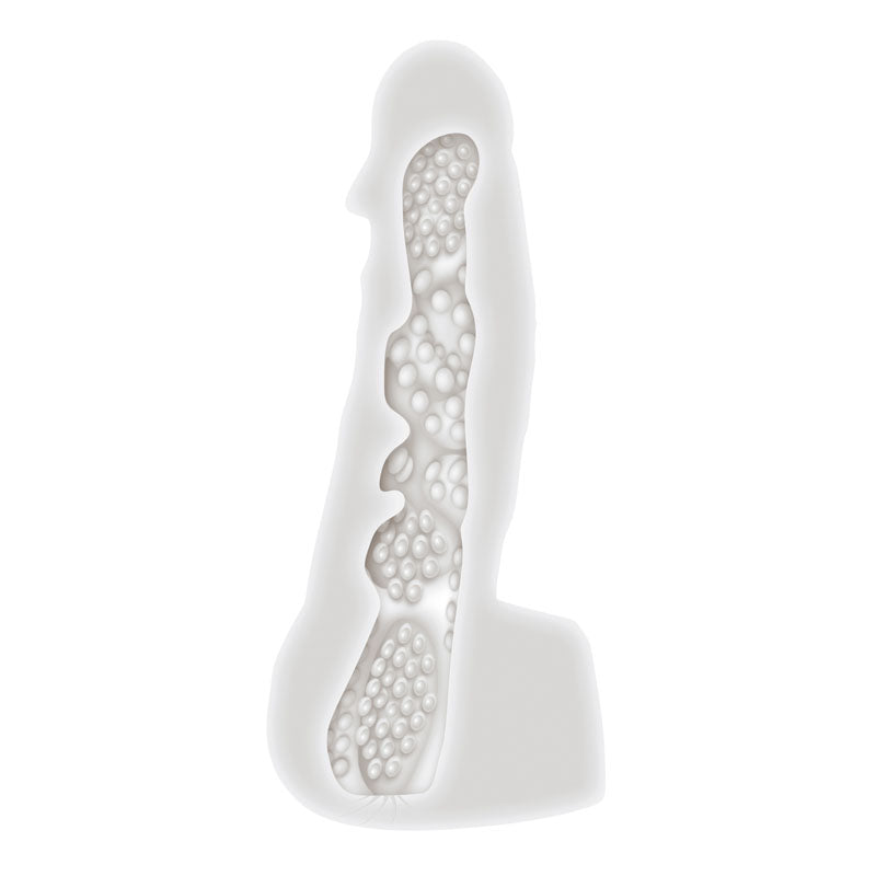 Gender X STROKE & POKE - Clear 20 cm Stroker Dong Gender X