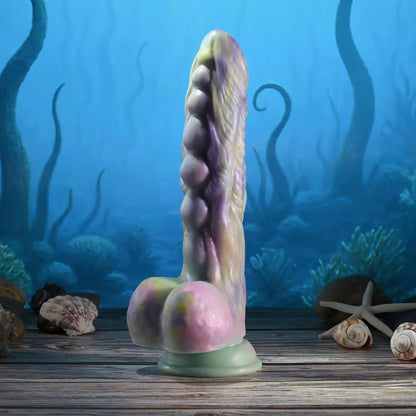 Gender X MONSTER'S BALL - USB Rechargeable Vibrating and Thrusting Fantasy Dildo with Wireless Remote Gender X