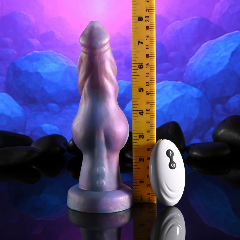 Gender X IMAGINARY FRIEND - Purple/Pink USB Rechargeable Vibrating Fantasy Dildo with Wireless Remote Gender X
