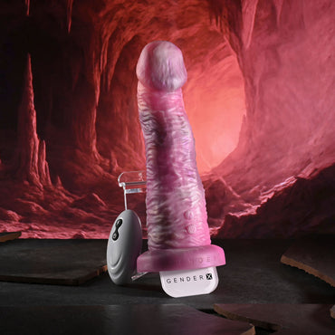 Gender X WHIMSICAL - Pink USB Rechargeable Vibrating Fantasy Dildo with Wireless Remote Gender X