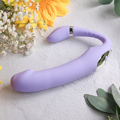 Gender X ORGASMIC ORCHID - Lilac 19 cm USB Rechargeable Strapless-Strap-On Gender X