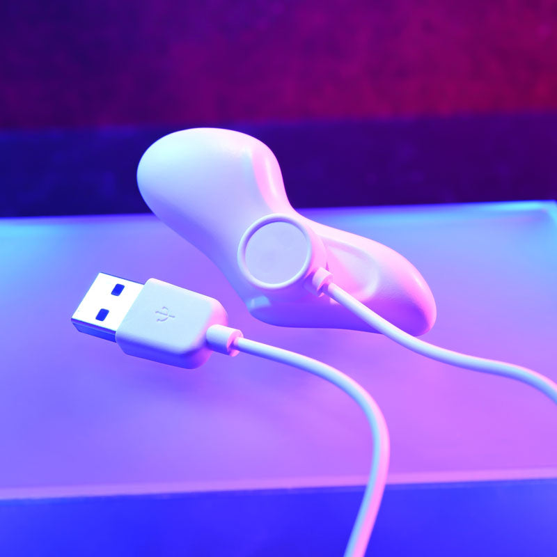 Gender X BEADED PLEASURE - Blue 11.4 cm USB Rechargeable Vibrating Anal Beads with Remote Gender X