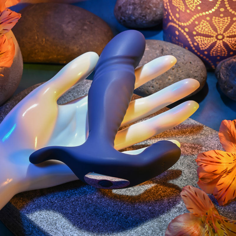 Gender X TRUE BLUE - Blue 13.5 cm USB Rechargeable Thrusting Prostate Massager Gender X