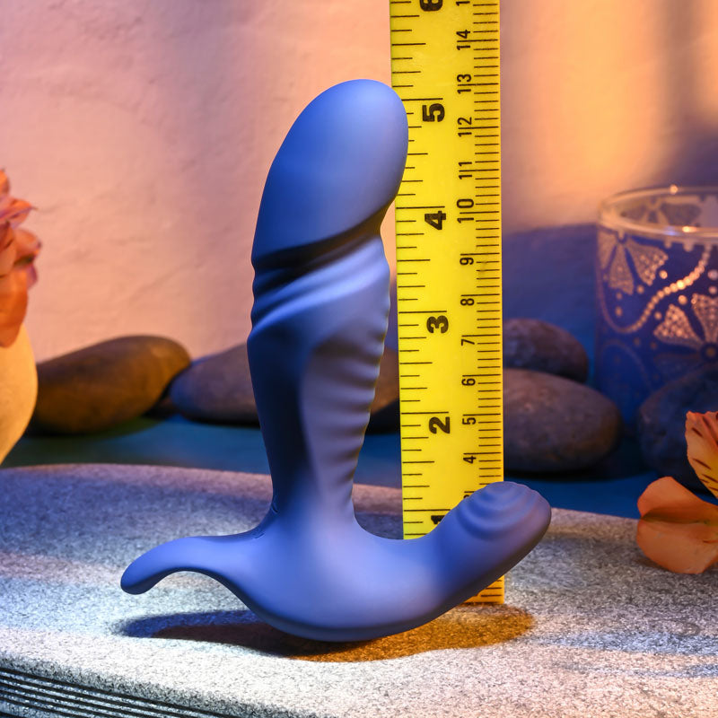 Gender X TRUE BLUE - Blue 13.5 cm USB Rechargeable Thrusting Prostate Massager Gender X