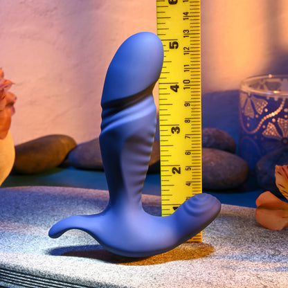 Gender X TRUE BLUE - Blue 13.5 cm USB Rechargeable Thrusting Prostate Massager Gender X