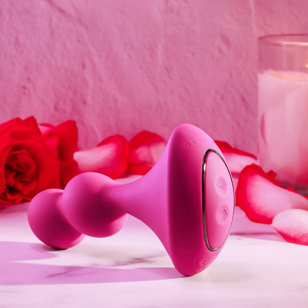 Gender X BALL GAME - Pink 13.5 cm USB Rechargeable Vibrating Butt Plug Gender X