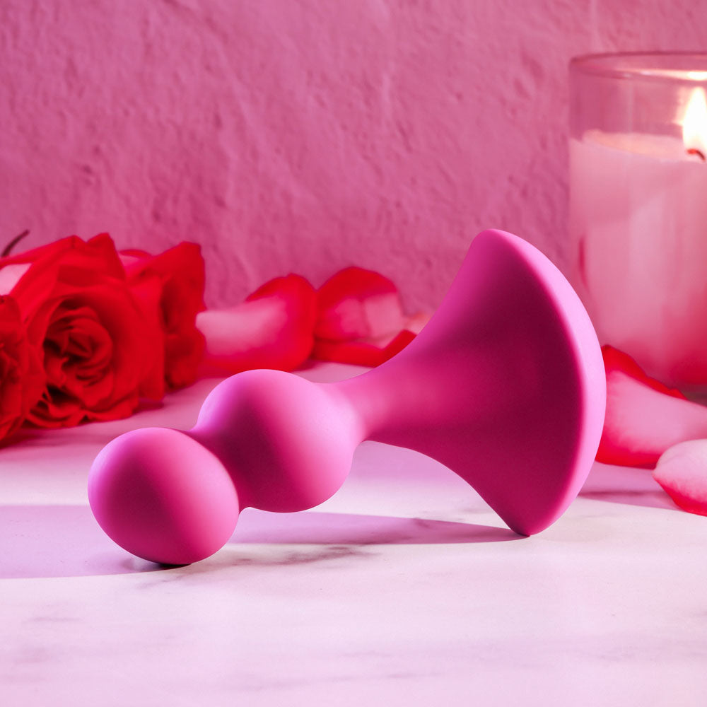 Gender X BALL GAME - Pink 13.5 cm USB Rechargeable Vibrating Butt Plug Gender X