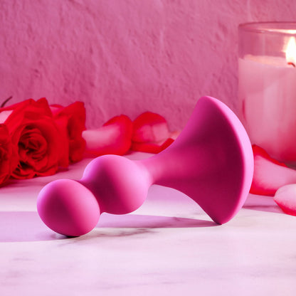 Gender X BALL GAME - Pink 13.5 cm USB Rechargeable Vibrating Butt Plug Gender X