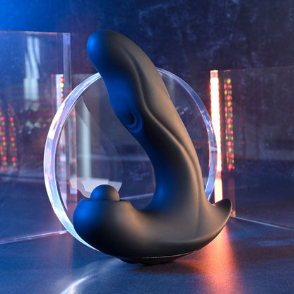 Gender X MAD TAPPER - Black USB Rechargeable Double Tapping Vibrating Massager Gender X