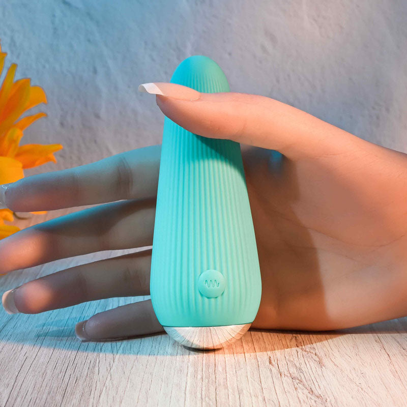 Gender X O-CONE - Blue 10.8 cm (4.25'') USB Rechargeable Bullet Gender X