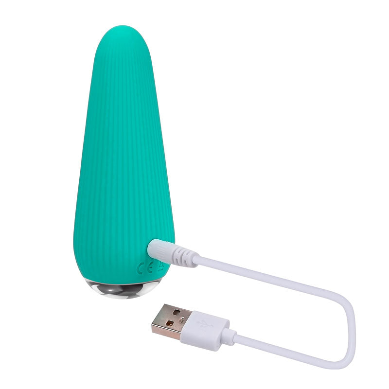 Gender X O-CONE - Blue 10.8 cm (4.25'') USB Rechargeable Bullet Gender X