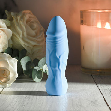 Gender X LIL BUDDY - Light Blue 10.1 cm USB Rechargeable Mini Vibrator Gender X