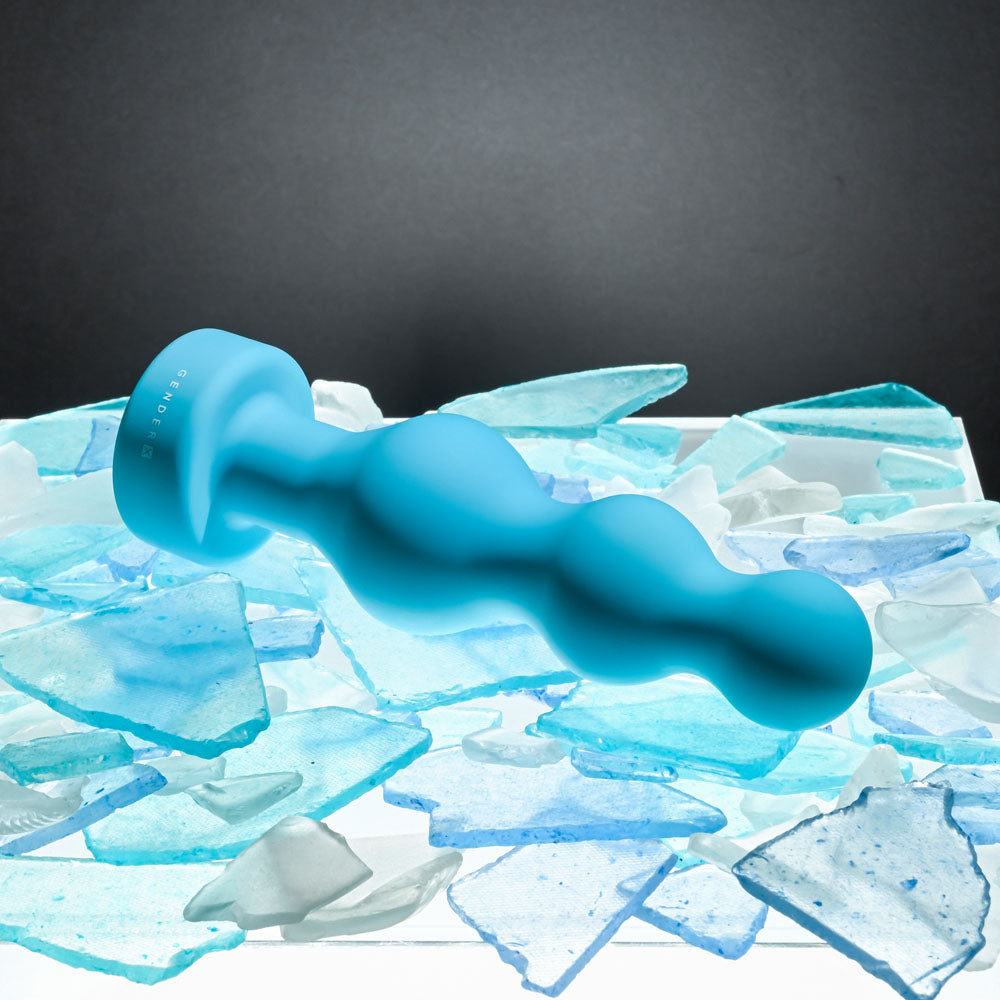 Gender X PLUGGED UP - Blue 13.6 cm USB Rechargeable Butt Plug Gender X