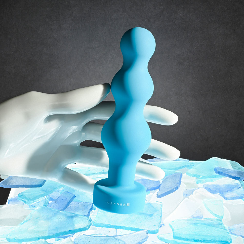 Gender X PLUGGED UP - Blue 13.6 cm USB Rechargeable Butt Plug Gender X