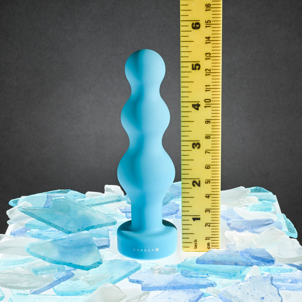 Gender X PLUGGED UP - Blue 13.6 cm USB Rechargeable Butt Plug Gender X