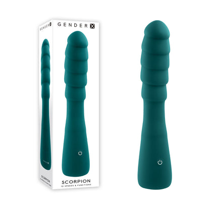 Gender X SCORPION - Green 21.2 cm USB Rechargeable Vibrator Gender X