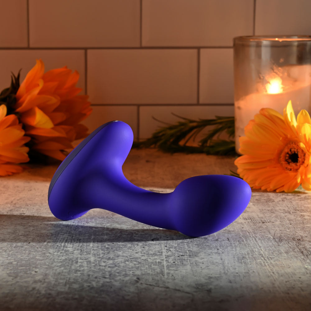 Gender X ANYBODYS PLUG - Blue 11.4 cm USB Rechargeable Vibrating Butt Plug Gender X