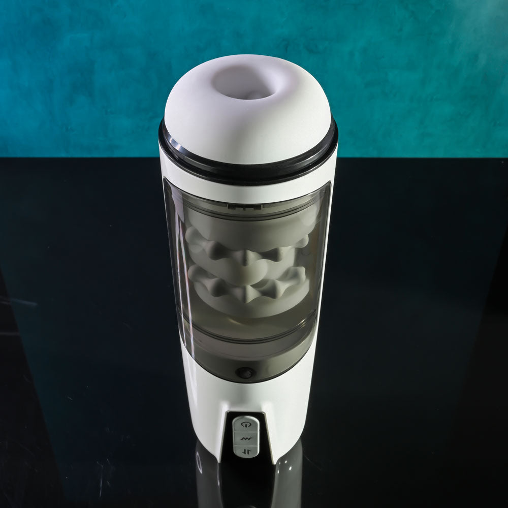 Gender X GET YOUR STROKE ON - USB Rechargeable Thrusting & Vibrating Auto Masturbator Gender X