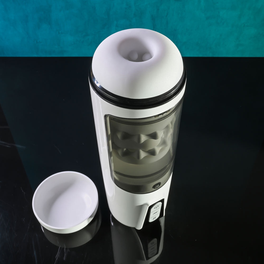 Gender X GET YOUR STROKE ON - USB Rechargeable Thrusting & Vibrating Auto Masturbator Gender X