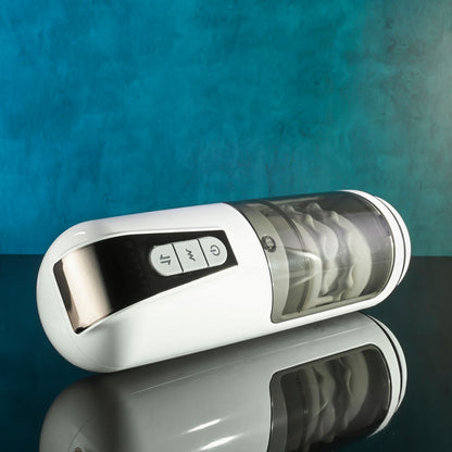 Gender X GET YOUR STROKE ON - USB Rechargeable Thrusting & Vibrating Auto Masturbator Gender X
