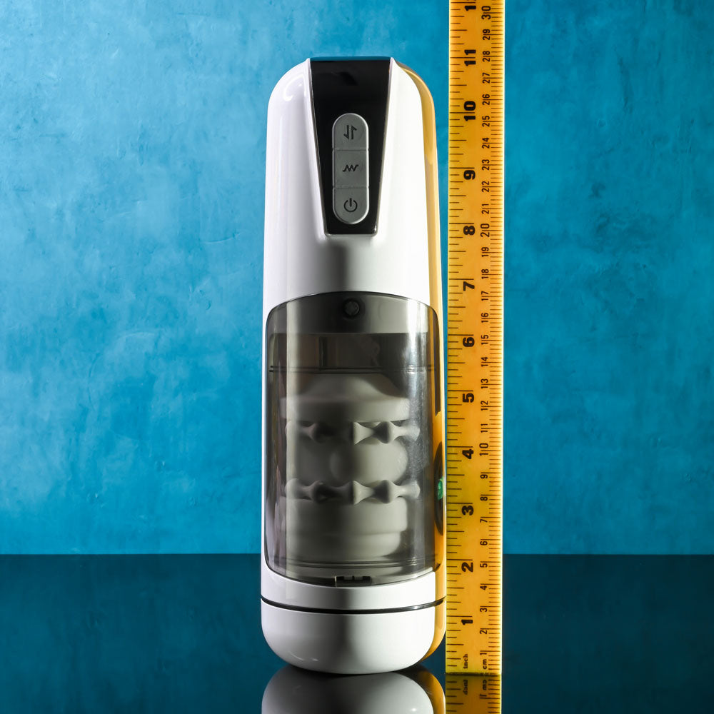 Gender X GET YOUR STROKE ON - USB Rechargeable Thrusting & Vibrating Auto Masturbator Gender X