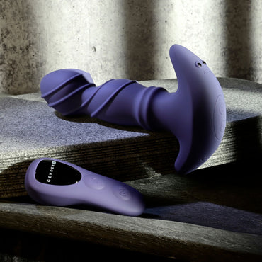 Gender X RING IT - Purple 16.5 cm USB Rechargeable Vibrator with Wireless Remote Gender X
