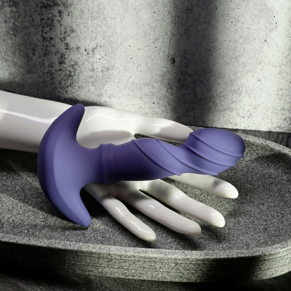 Gender X RING IT - Purple 16.5 cm USB Rechargeable Vibrator with Wireless Remote Gender X