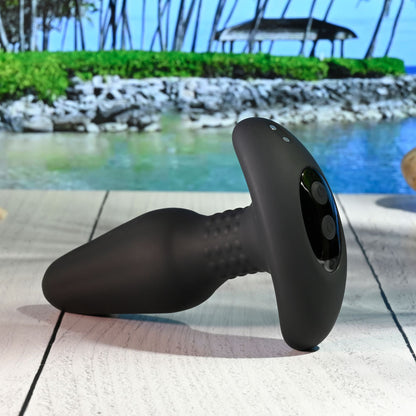 Gender X TEAMWORK - Black USB Rechargeable Rimming Butt Plug & Vibrating Cock Ring Gender X