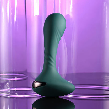 Gender X GOES ANYWHERE - Green 12.4 cm USB Rechargeable Vibrator Gender X
