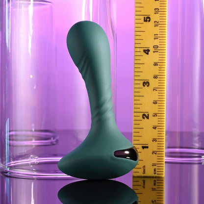 Gender X GOES ANYWHERE - Green 12.4 cm USB Rechargeable Vibrator Gender X